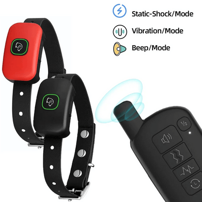 Rechargeable Dog Training Collar & Small LCD Remote