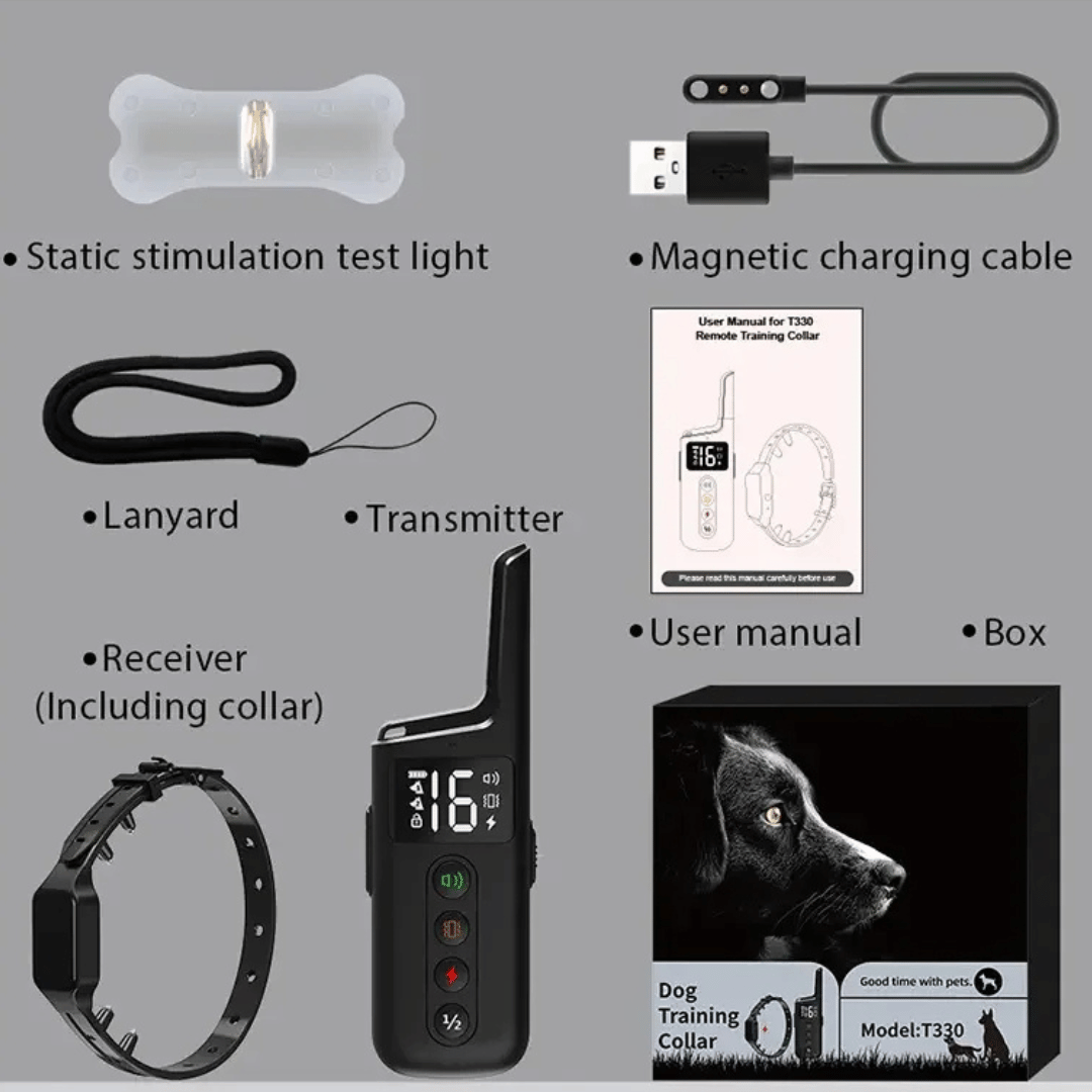 Long Range Dog Training Collar & LCD Remote