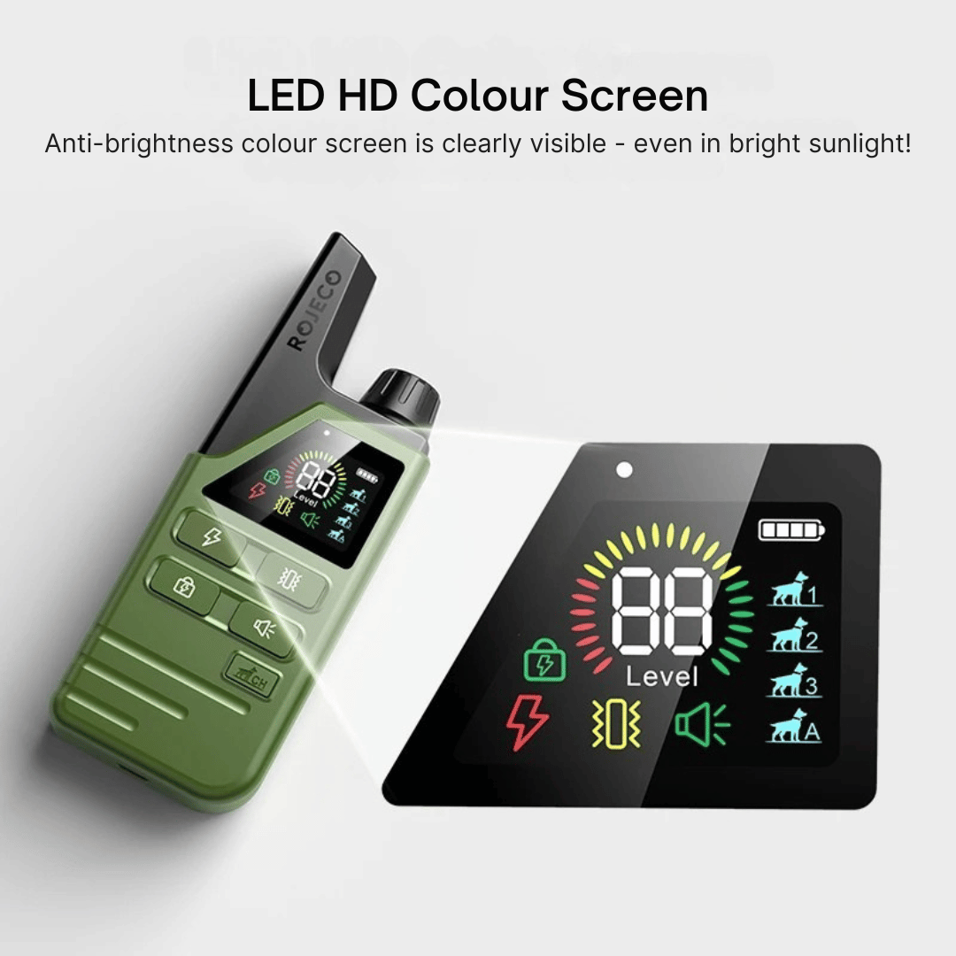 Rechargeable Dog Training Collar with LCD Remote Control