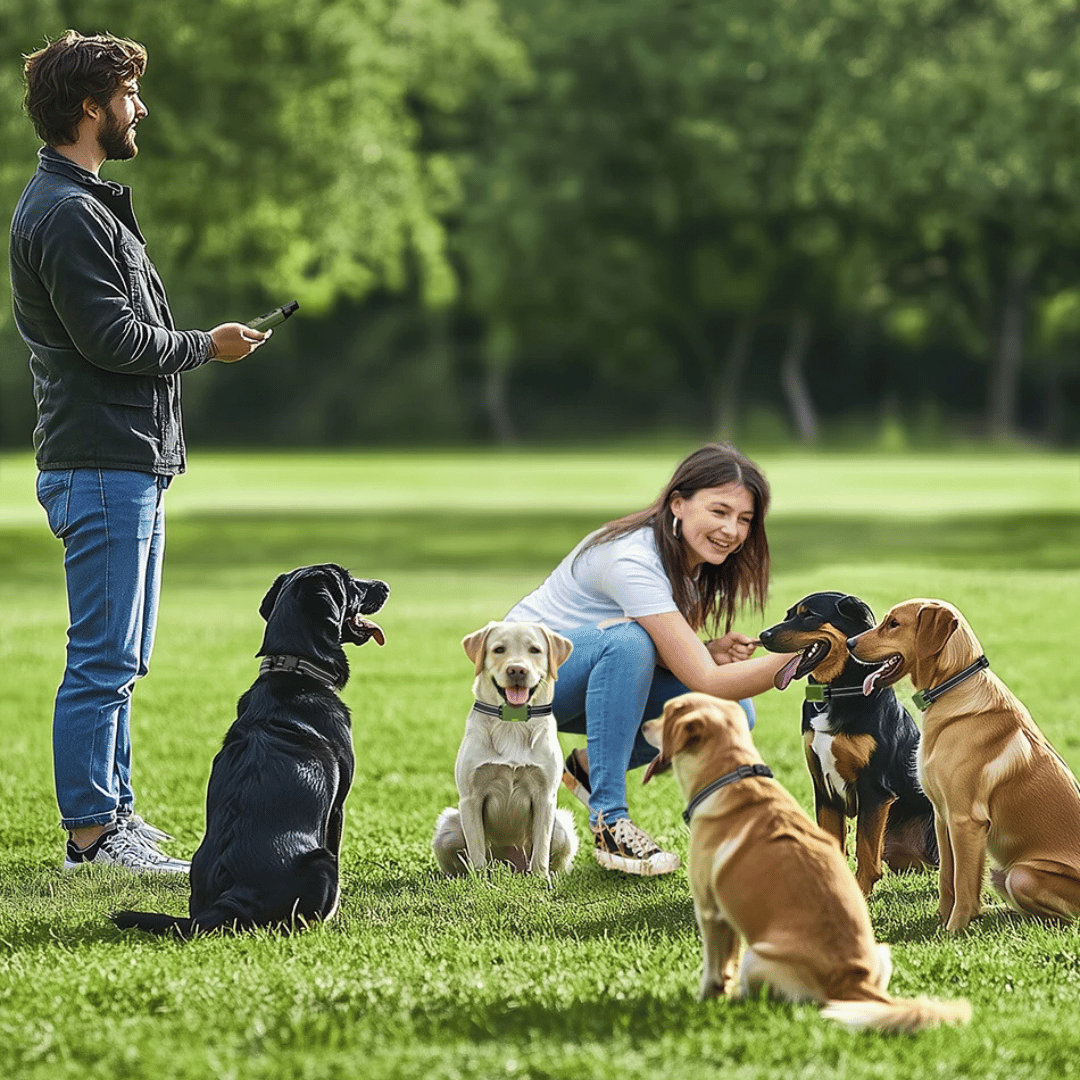 Rechargeable Dog Training Collar with LCD Remote Control