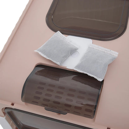 Odor Control Cat Litter Box with Easy Clean Tray