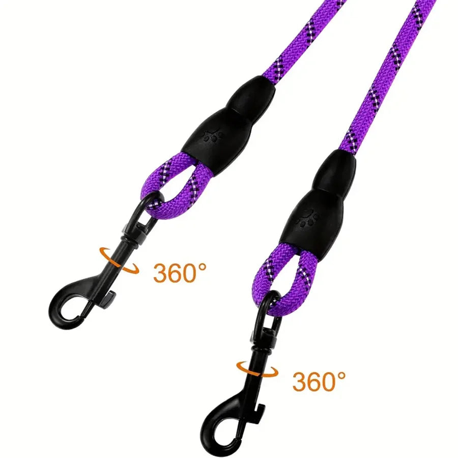 Extra Long Pet Leash Extender with Tangle Free Swivel Clip