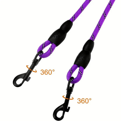 Extra Long Pet Leash Extender with Tangle Free Swivel Clip