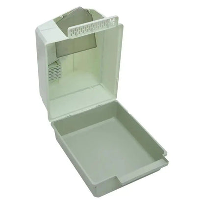 Easy Clean Covered Cat Litter Box with Scoop Included