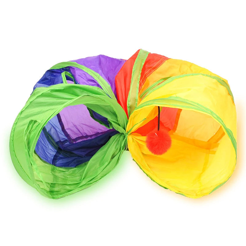 Portable Cat Play Tunnel Collapsible Fun Tube