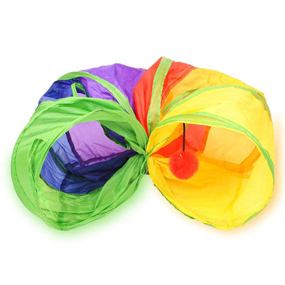 Portable Cat Play Tunnel Collapsible Fun Tube