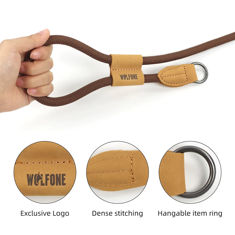 Easy Wear Running Dog Leash with Adjustable Strap