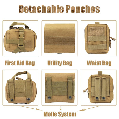 Durable Outdoor Dog Training Vest with Pockets