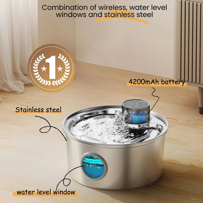 Silent Big Auto Cat Water Fountain Dispenser