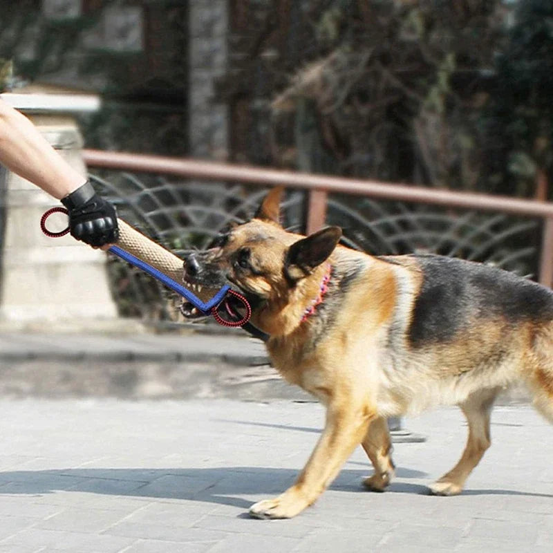 Durable Jute Bite Pillow for Dog Training