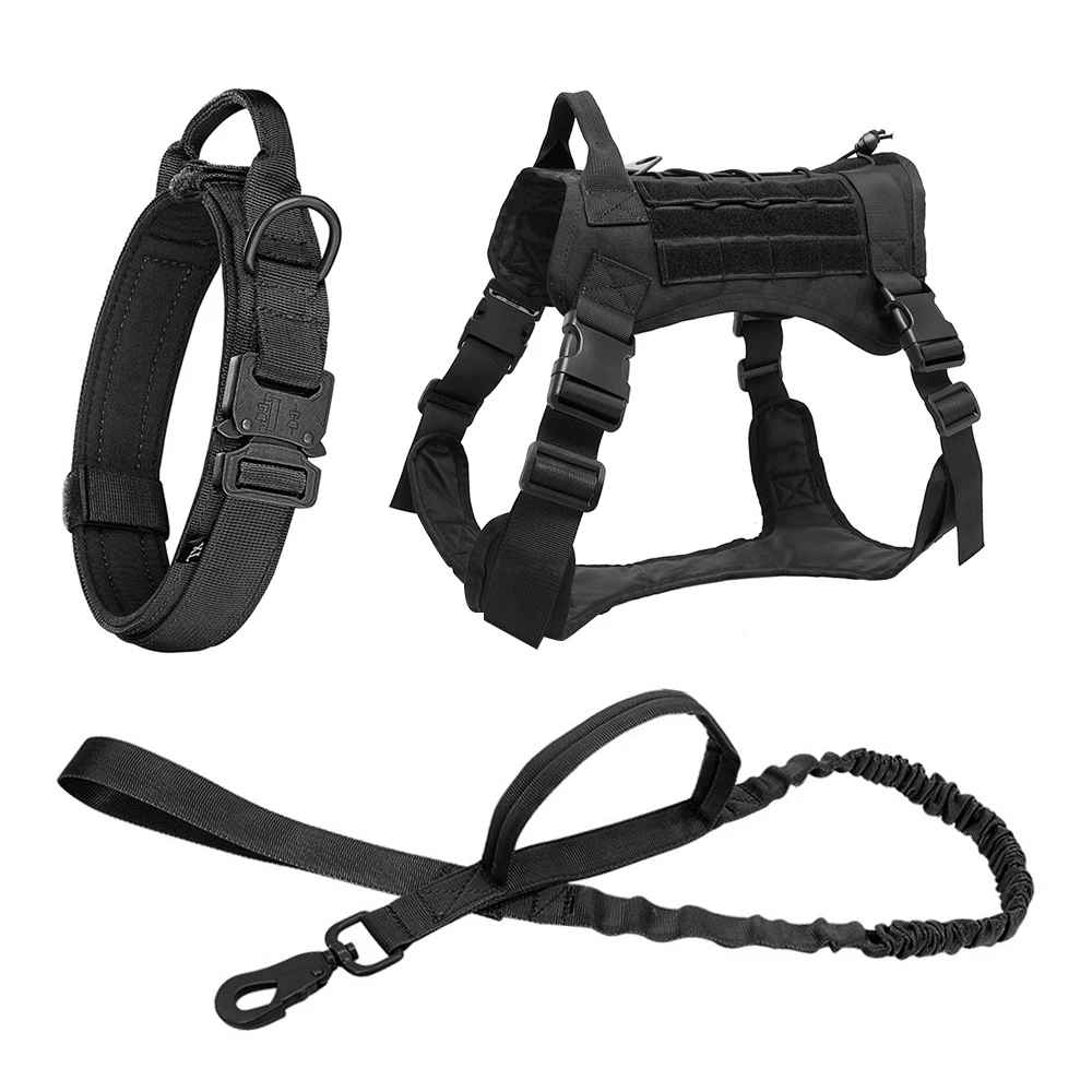 Tough Dog Training Vest with Leash and Pouch Set