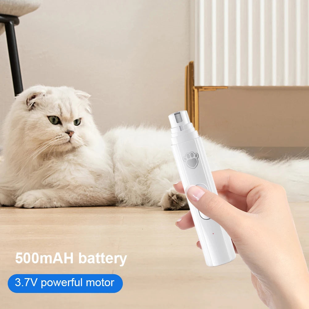 Professional Pet Nail Trimmer with Quiet 2-Speed Grinder