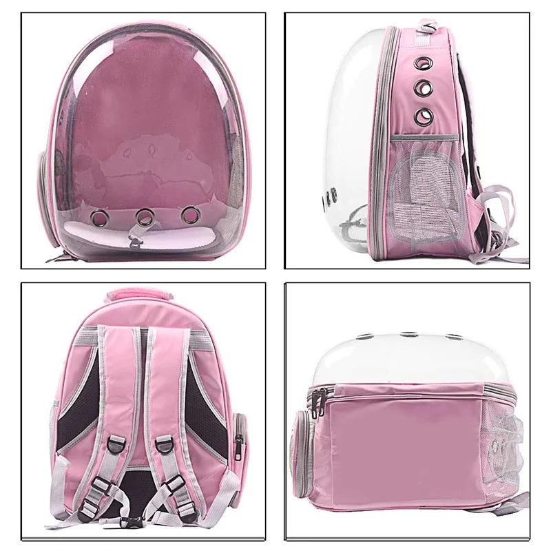 Breathable Pet Carrier Backpack with Clear Window