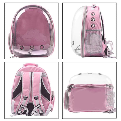 Breathable Pet Carrier Backpack with Clear Window