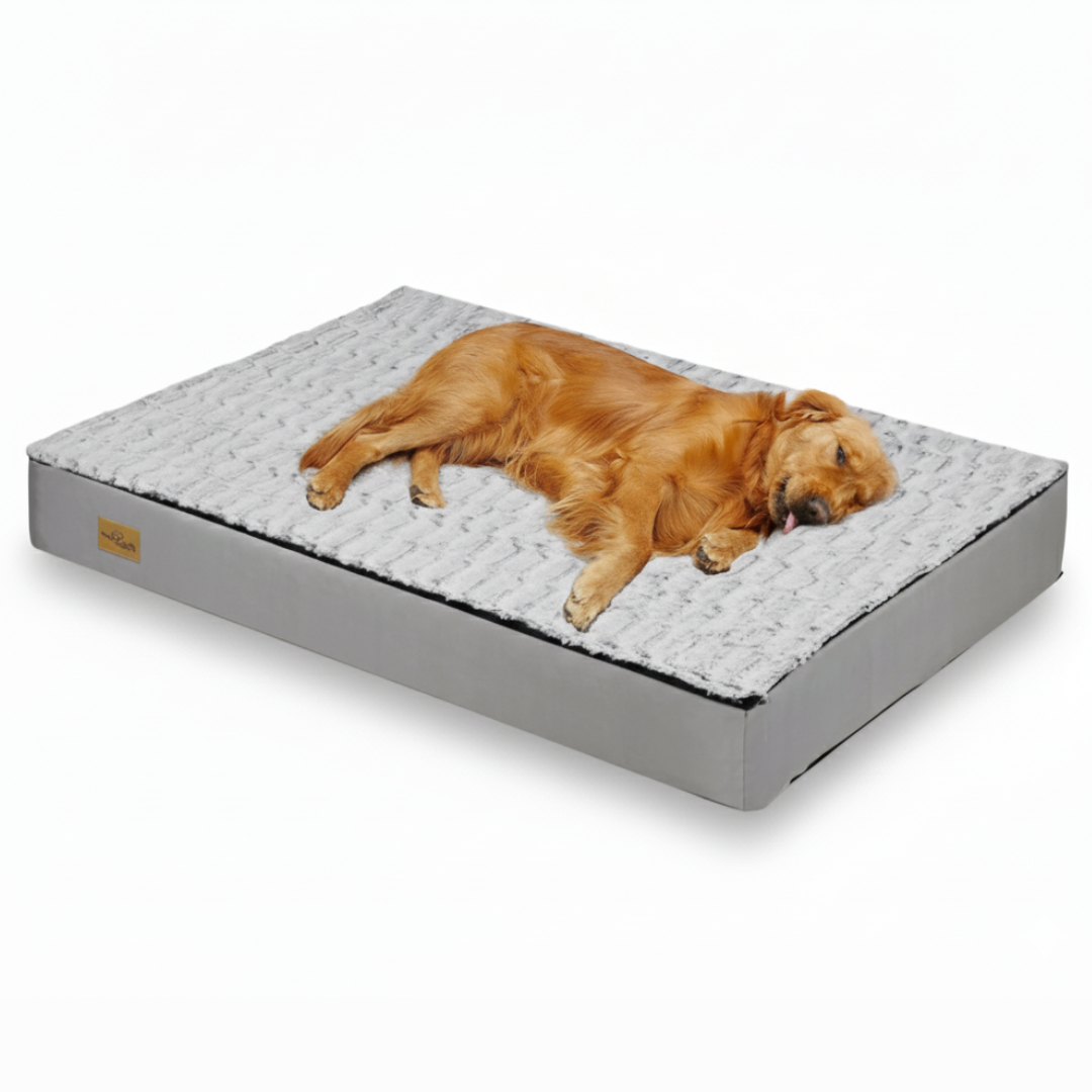 Comfortable Large Dog Bed Mattress with Soft Fleece Top