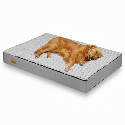 Comfortable Large Dog Bed Mattress with Soft Fleece Top