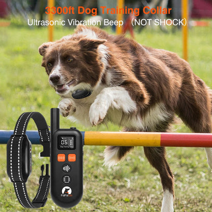 Gentle Dog Training Collar with Remote Vibrate Alert