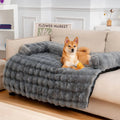 Plush Pet Sofa Cover with Pillow for Small Dogs Cats