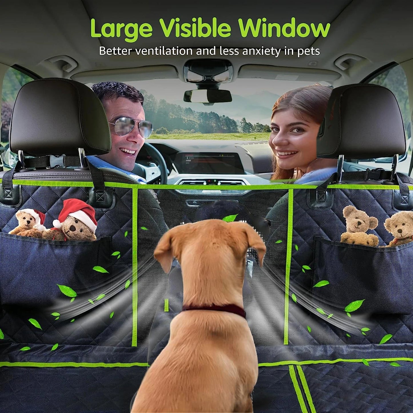 Durable Pet Car Seat Protector for Back Seat