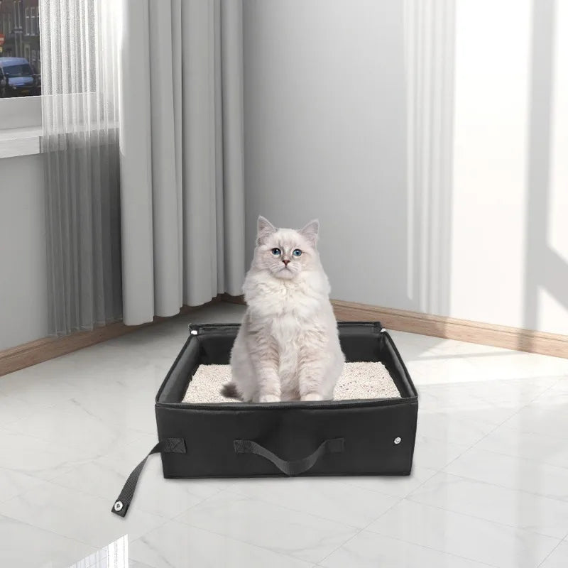 Collapsible Space Saving Cat Litter Box