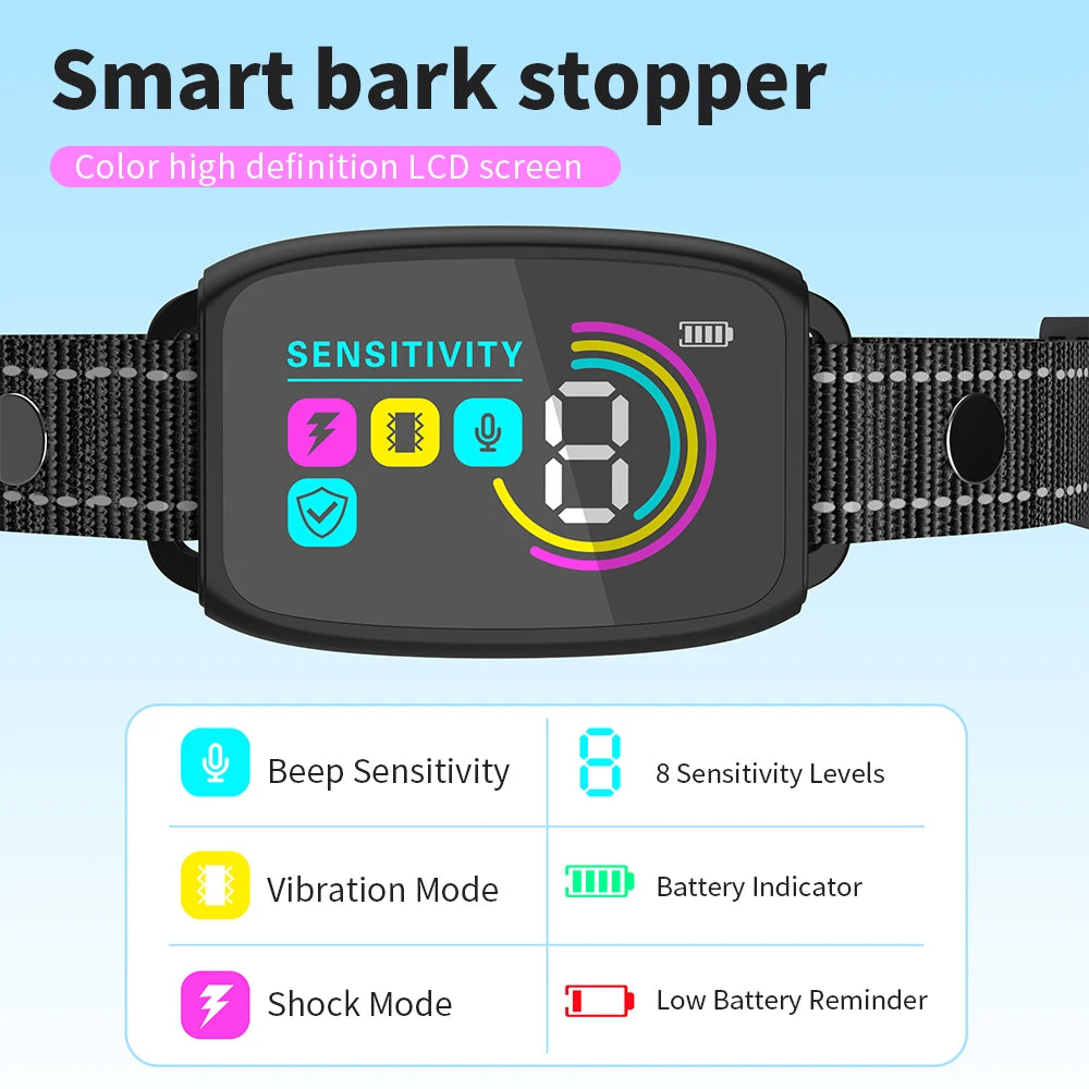 Effective Dog Training Collar with No Bark Control