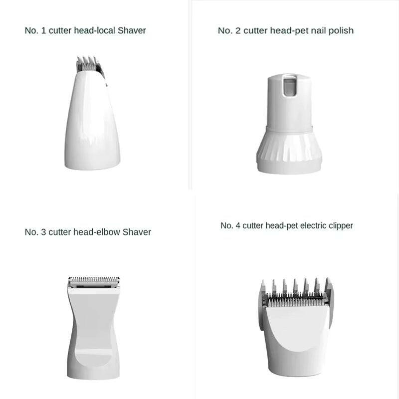 Quiet Pet Grooming Kit with Rechargeable Trimmer