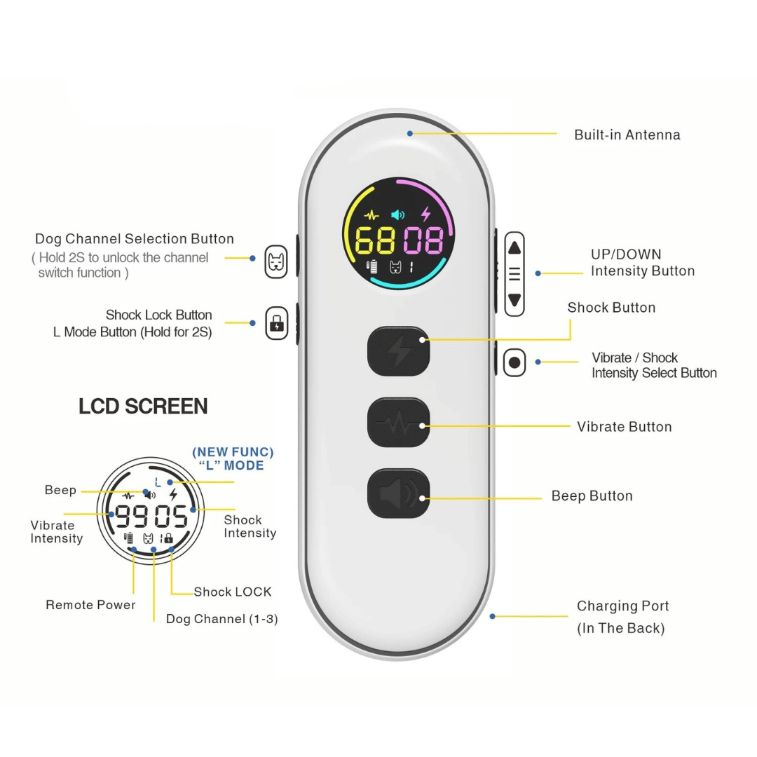 Long Range Remote Dog Training Collar for All Sizes
