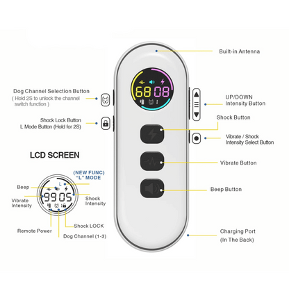 Long Range Remote Dog Training Collar for All Sizes