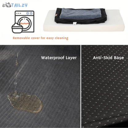 Large Plush Orthopedic Dog Bed Mattress with Comfort Cover