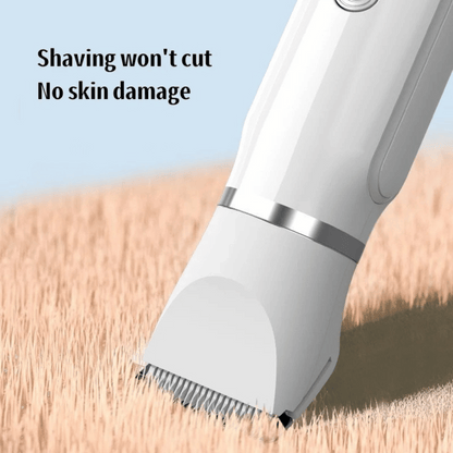 Quiet Pet Grooming Kit with Rechargeable Trimmer