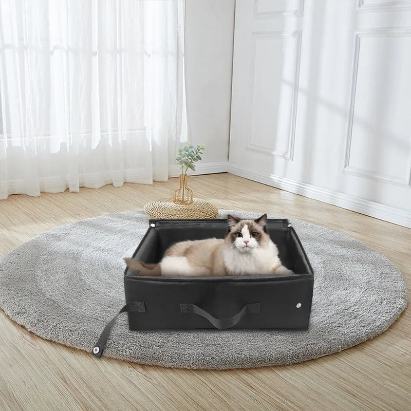 Collapsible Space Saving Cat Litter Box