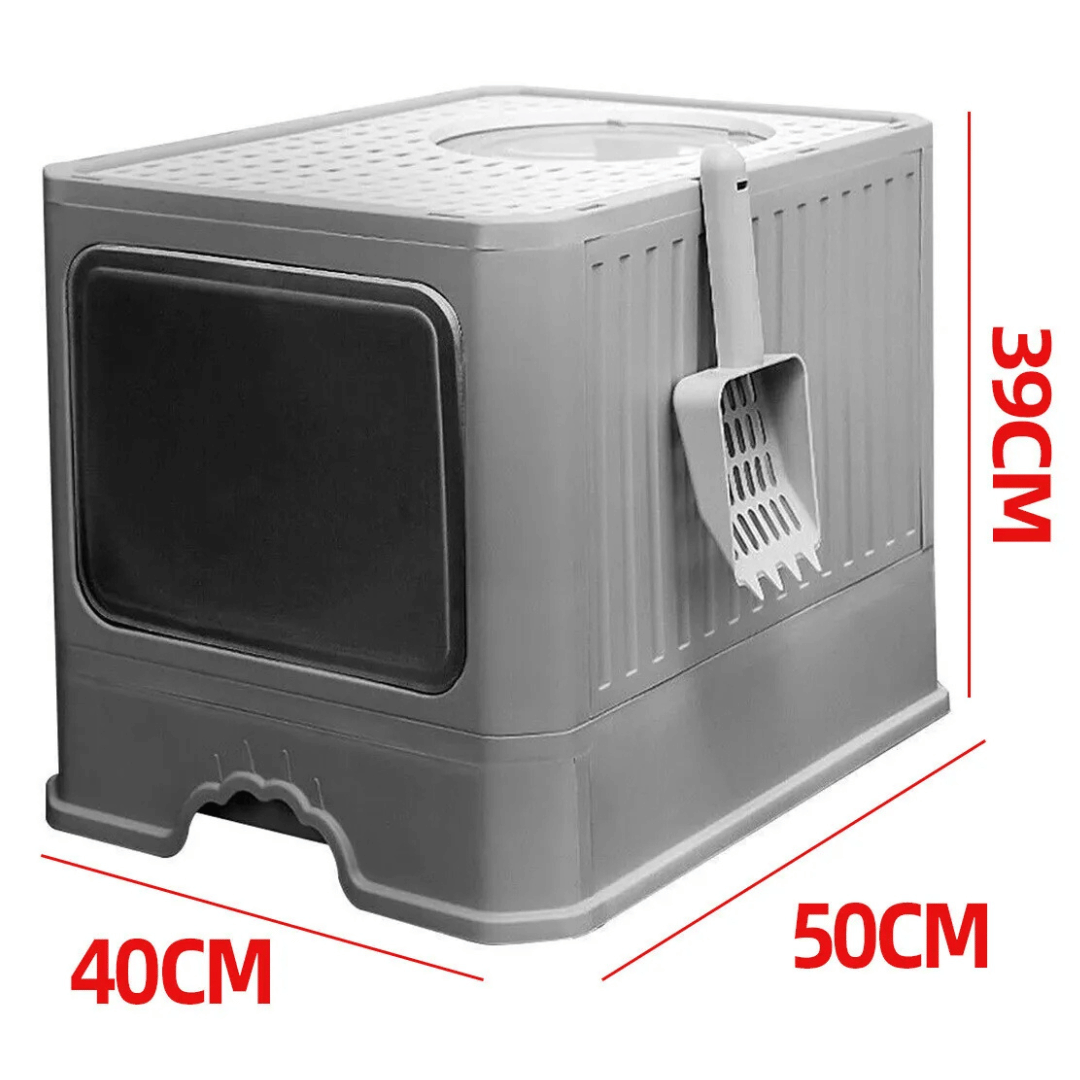 Large Hidden Cat Litter Box with Easy Clean Tray