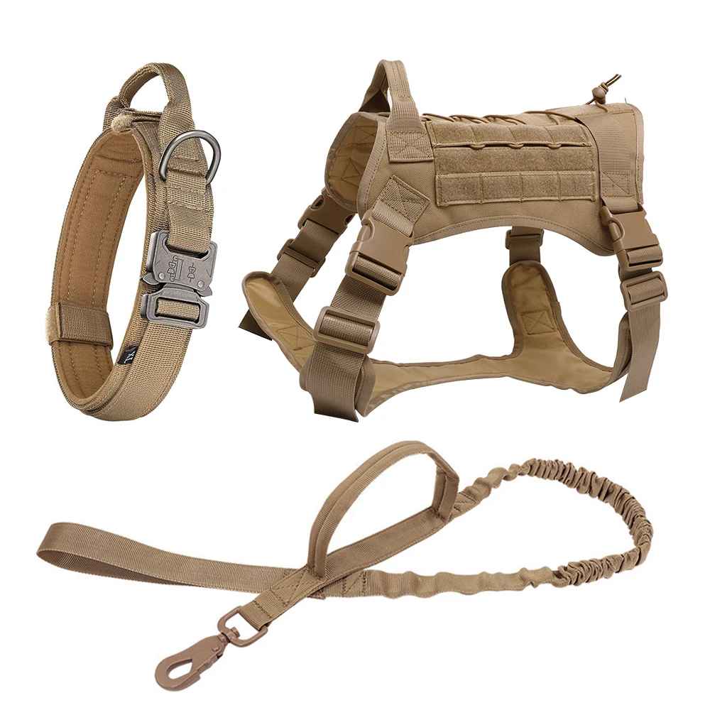 Tough Dog Training Vest with Leash and Pouch Set