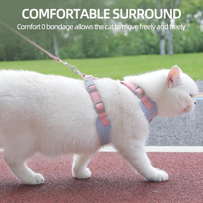 Soft Purrfect Cat Harness Leash Set
