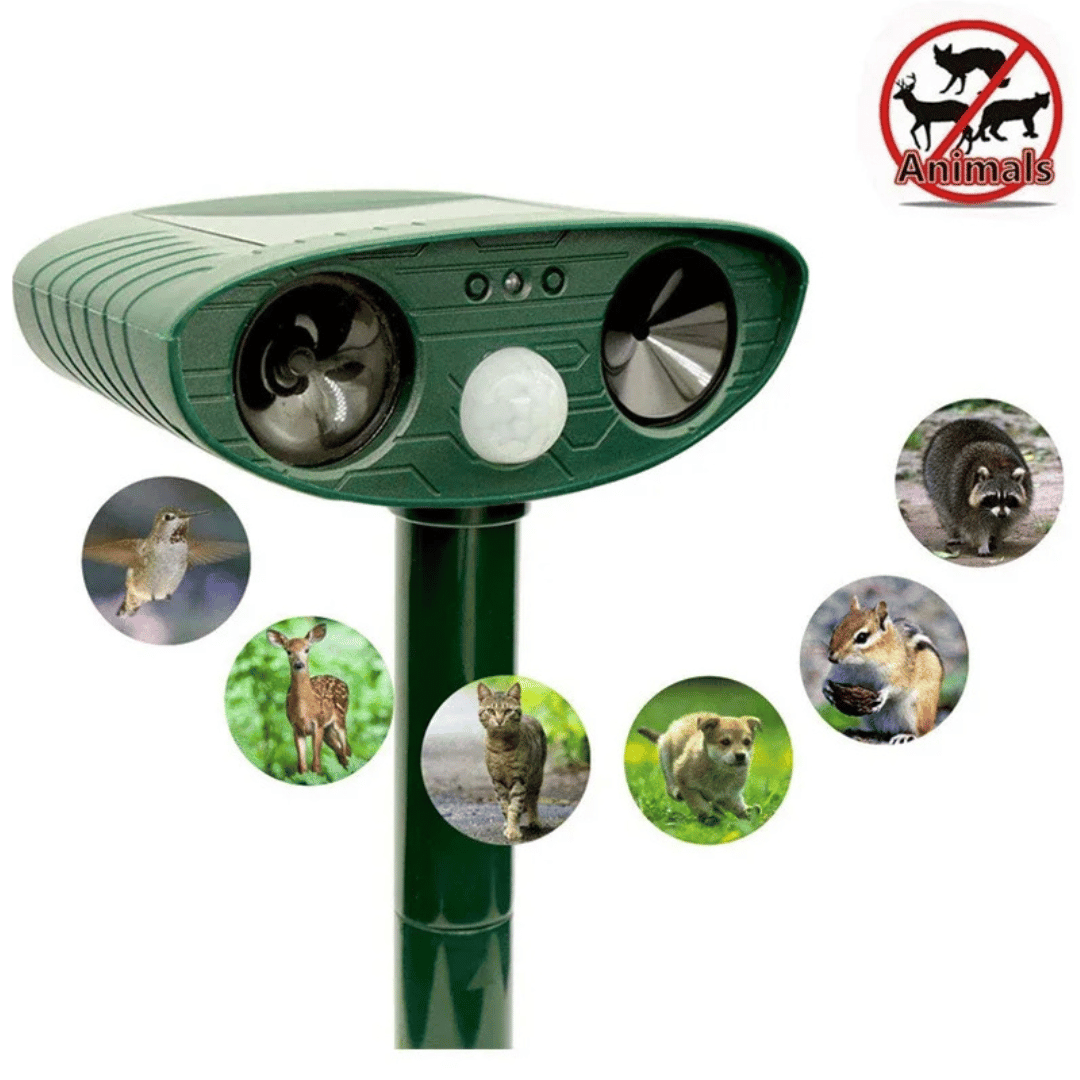 Solar Powered Pest Repeller for Garden and Yard