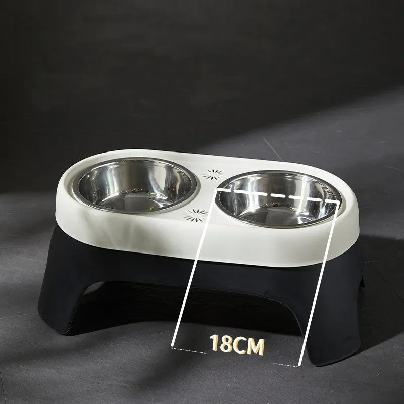 Elevated Pet Feeder with Durable Stainless Steel Bowls