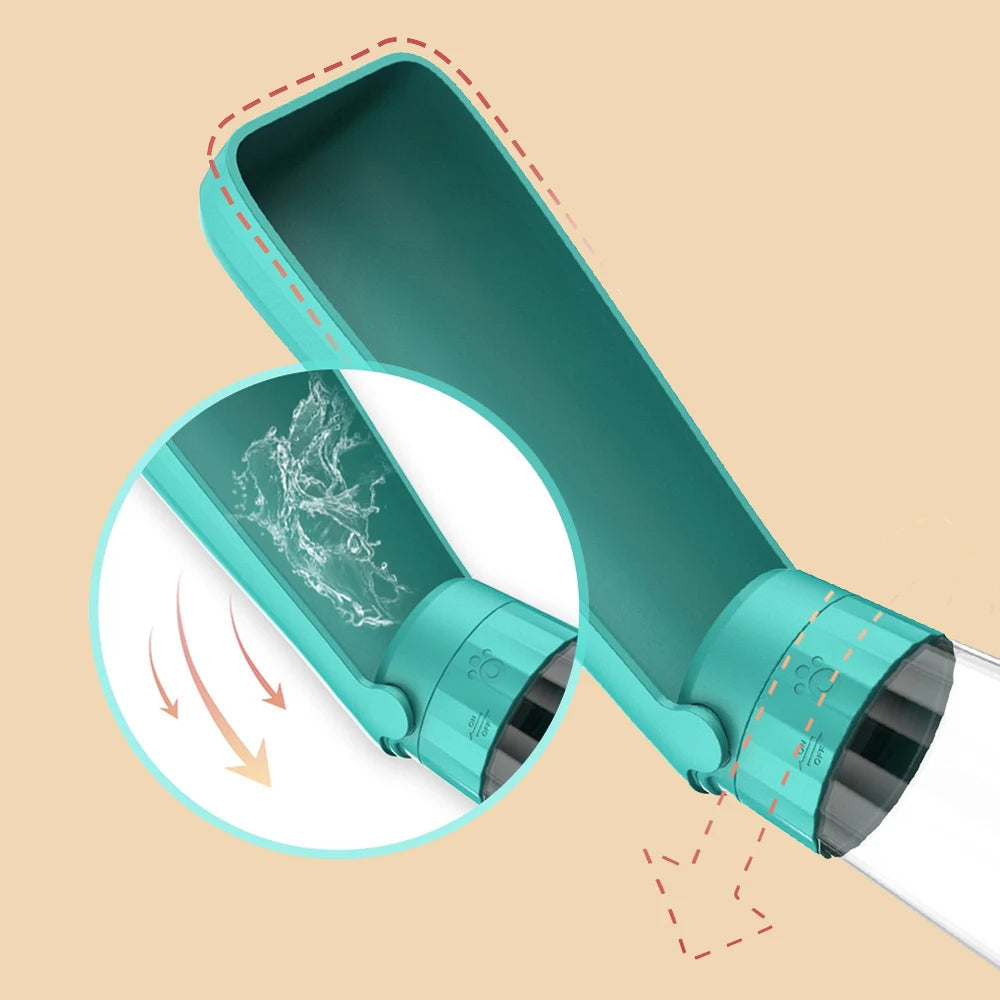 Big Collapsible Pet Water Bottle 550ml