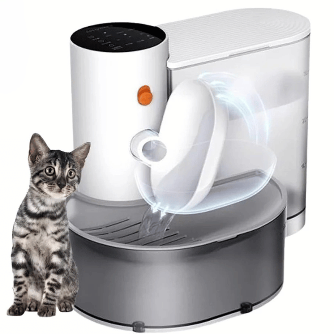 Easy Clean Pet Water Fountain | Rechargeable Cat Bowl