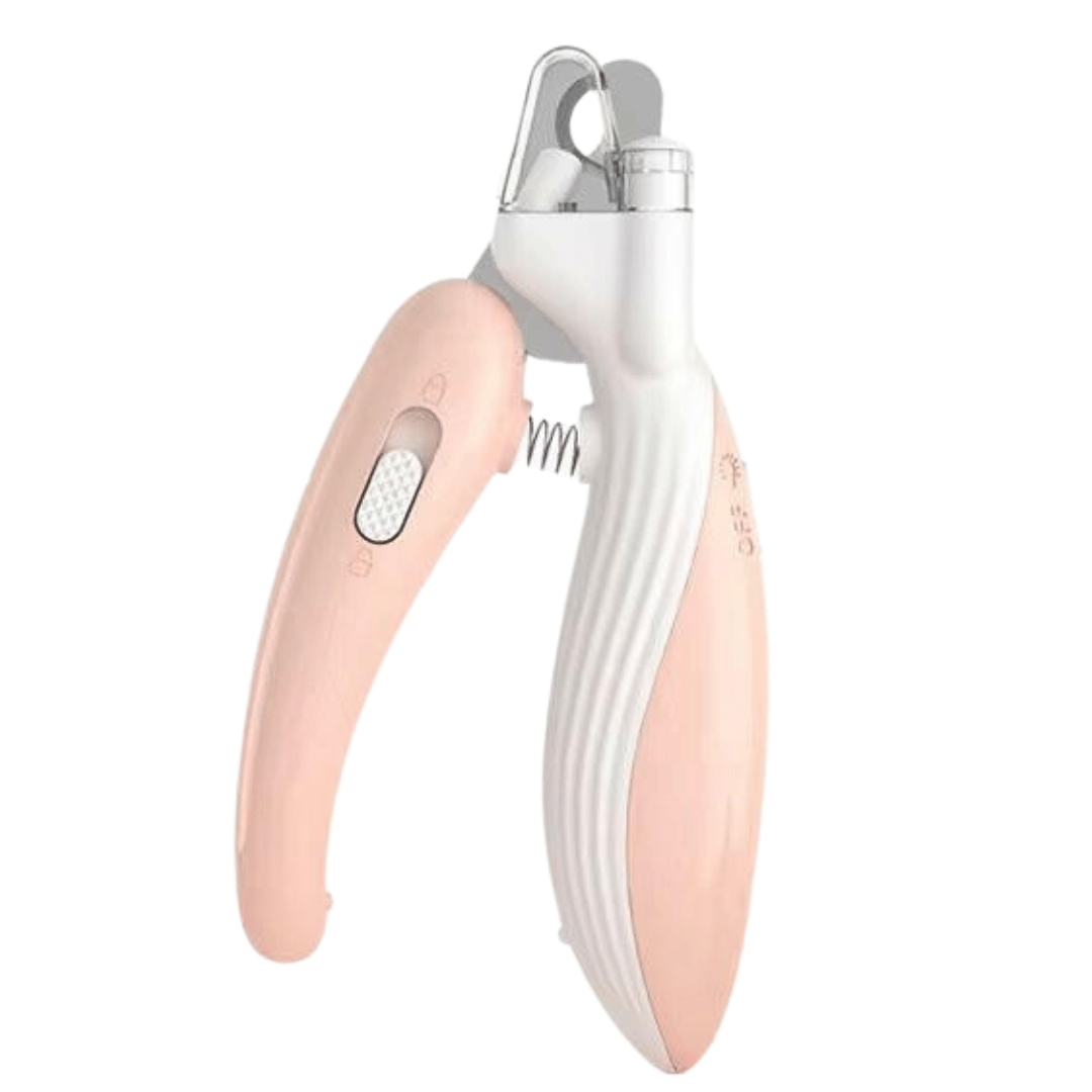 Easy Grip Pet Nail Trimmer with LED Light & Safety Guard