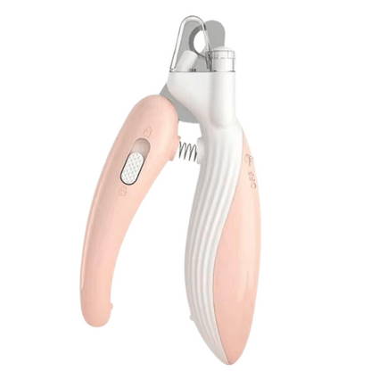 Easy Grip Pet Nail Trimmer with LED Light & Safety Guard