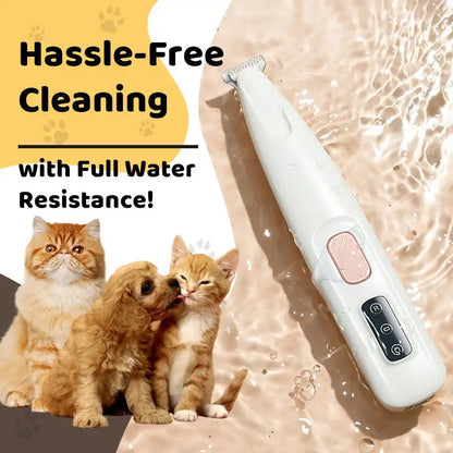 Wireless Pet Nail Clipper with Built-in Safety Light