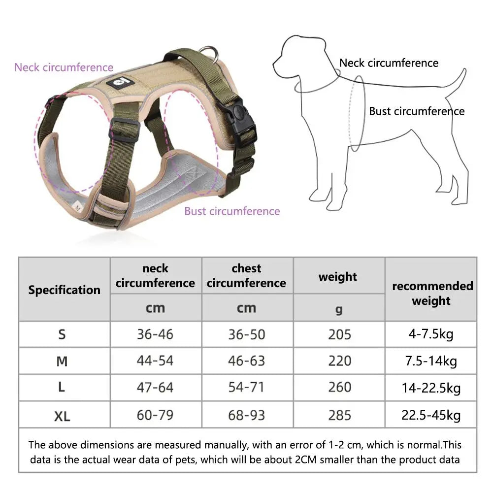 Comfortable Dog Vest Harness for Easy Walking Control