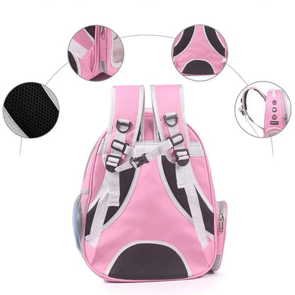 Breathable Pet Carrier Backpack with Clear Window