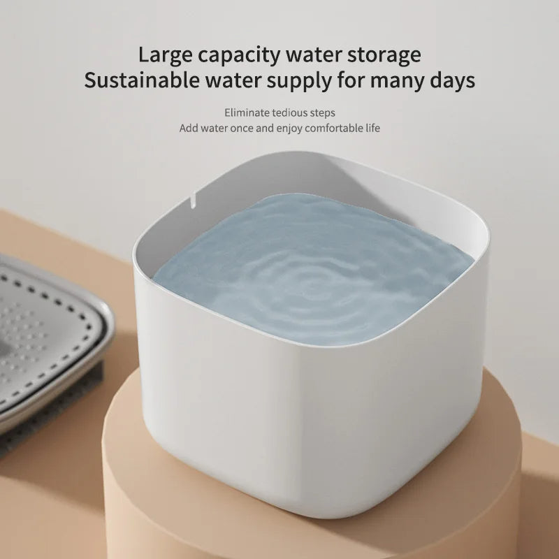 Quiet Pet Water Dispenser with USB Charging