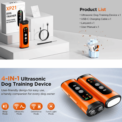 Compact Portable Anti Bark Dog Trainer with Quick Charge