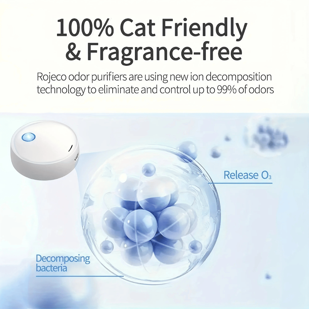 Automatic Pet Litter Box Odor Remover USB Charger