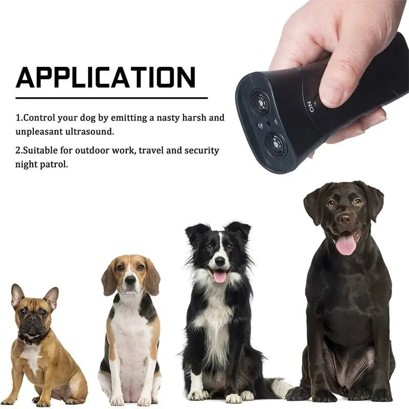 Effective Pet Bark Stopper with Flashlight