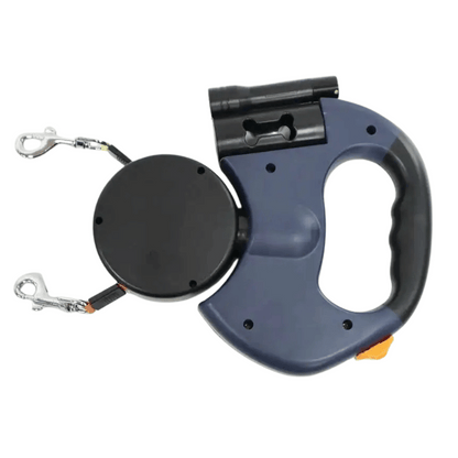 Long Adjustable Pet Leash with Light & Tangle Free Clip
