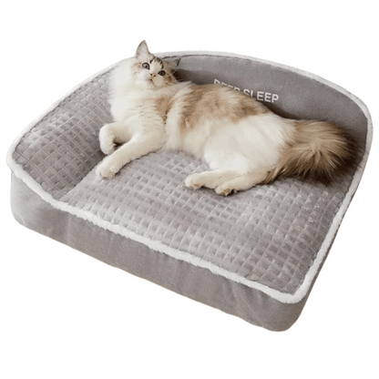 Plush Comfortable Dog Bed with Removable Washable Cover
