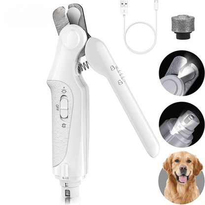 Portable Pet Nail Trimmer & Clipper with LED Guide